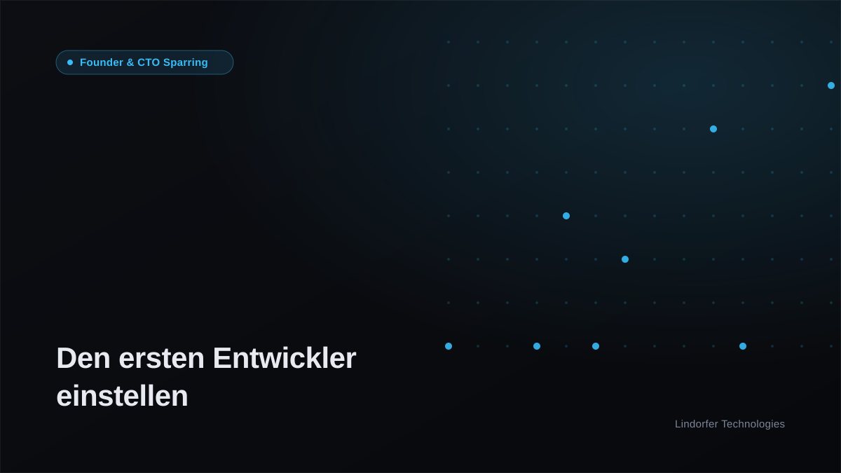 Den ersten Entwickler einstellen: Worauf Gründer:innen achten sollten