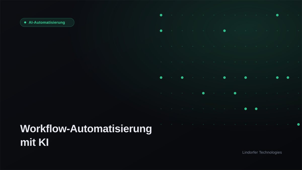 Workflow-Automatisierung mit KI: Von manuellen Prozessen zu smarten Systemen
